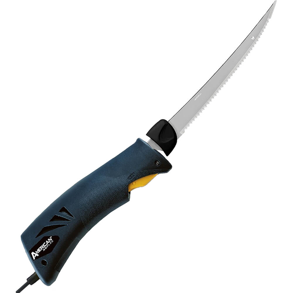 Blue, Classic EFK Electric Knife W/ 8 Serrated Fillet Blade