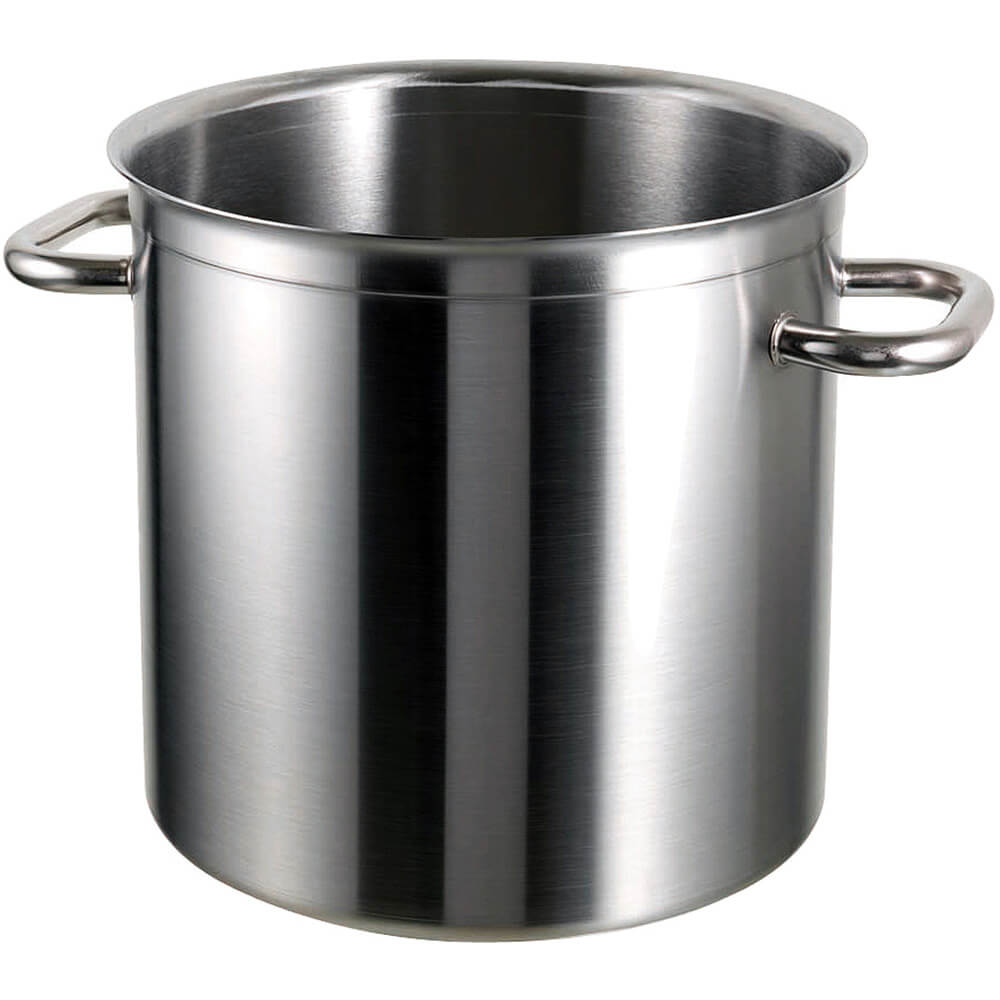 Gourmet Edge Stock Pot - Stainless Steel Cooking Pot with Lid, Silver- 20 Quart