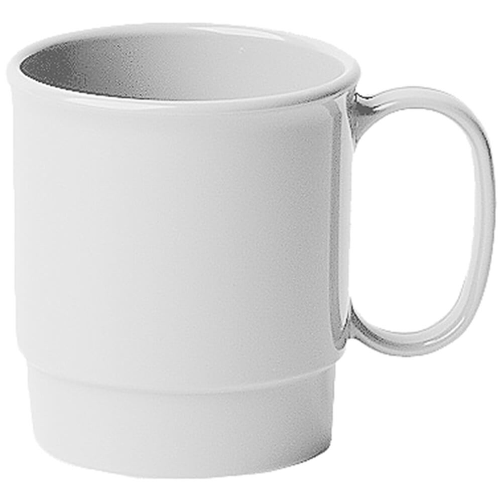 White, 7.5 Oz. Unbreakable Tea / Coffee Cup, Stackable, 48/PK